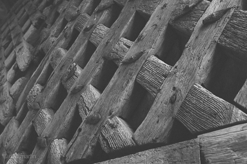 800 years of wood the oldest doors in Europe Chepstow Castle, Wales