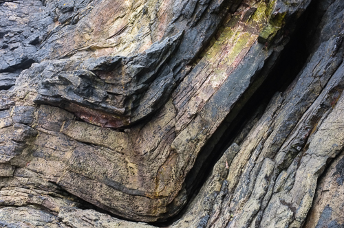 rocks folded.. the power of time and pressure. 