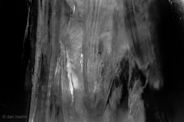 Gin. In a state of flux; Caught. Frozen.