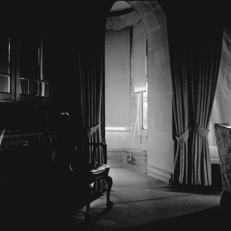 Through the room The light filtered The shadows strong