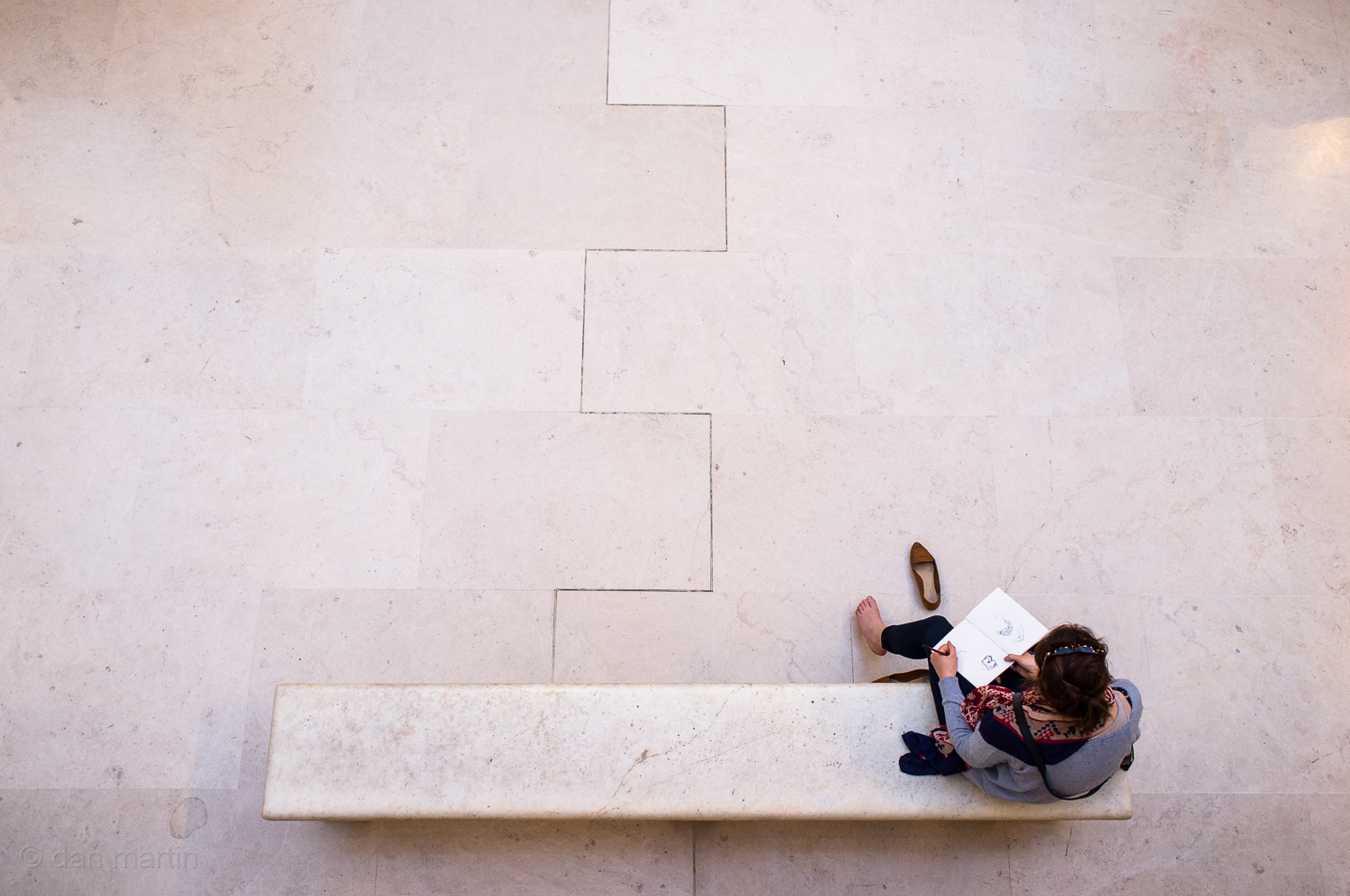 In a world of her own reflecting recording