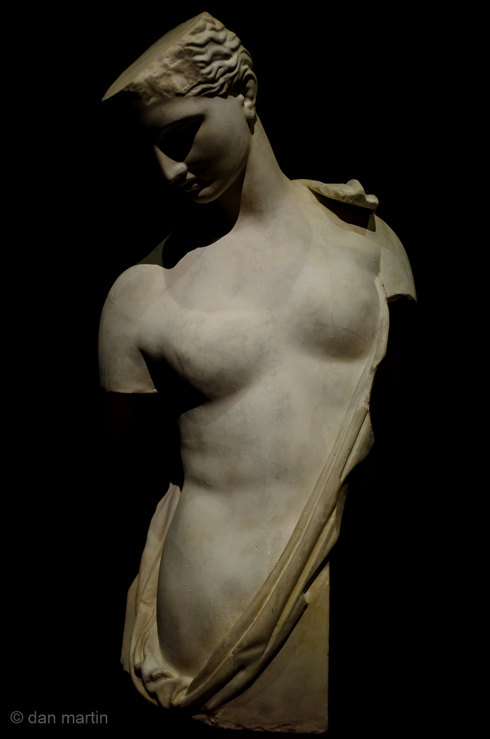 Who was she? Who sculpted her?  Why? What story surrounds this. 