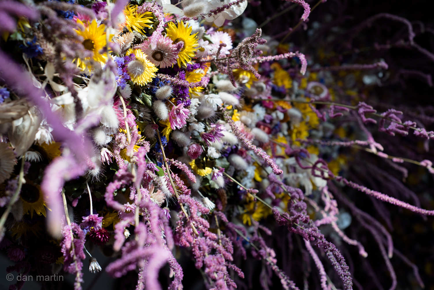 The lovely festive Garland at Cothele House. Such an arrangement of colours and flowers.