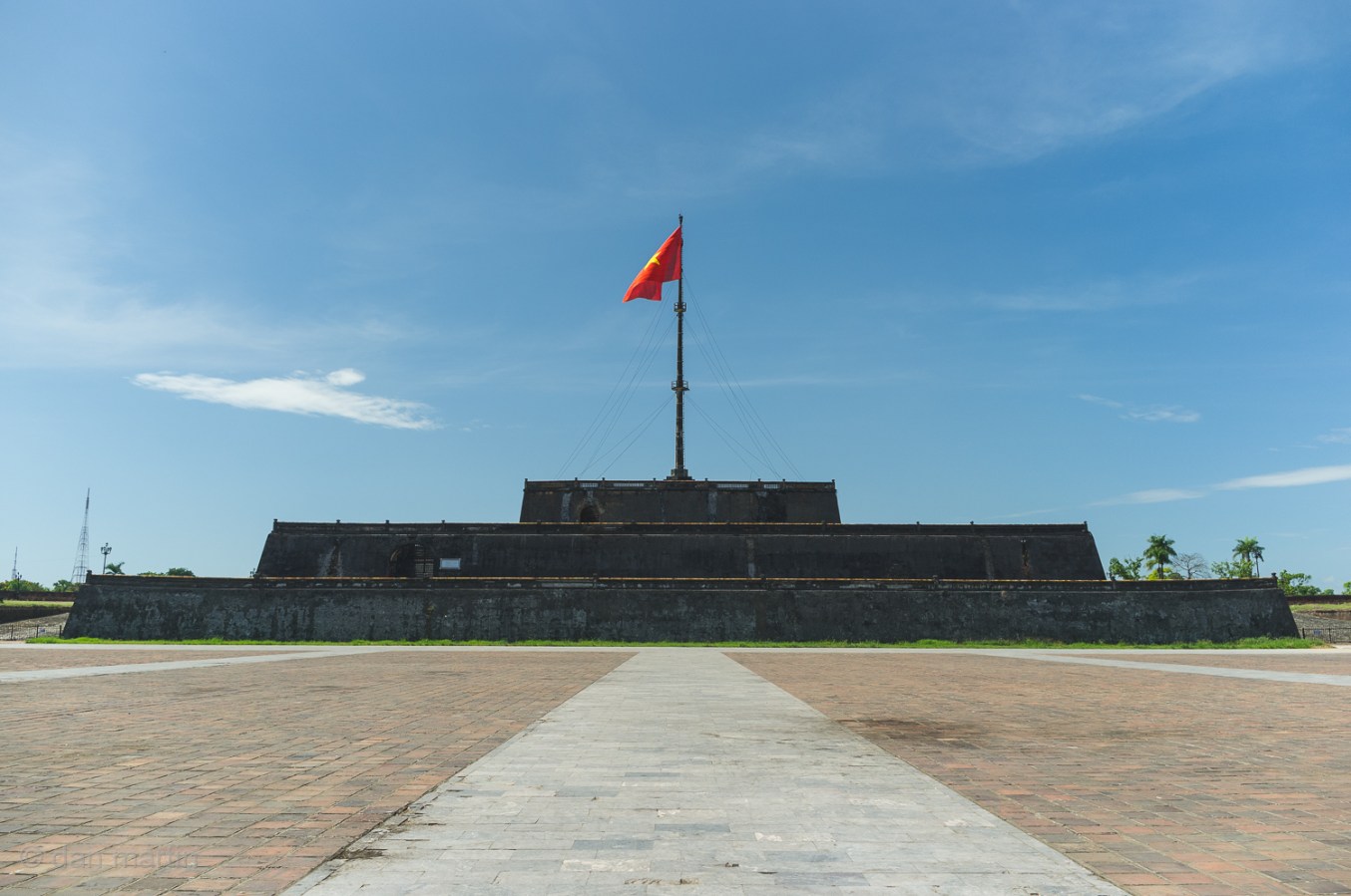 Citadel Flag Tower Hue Vietnam